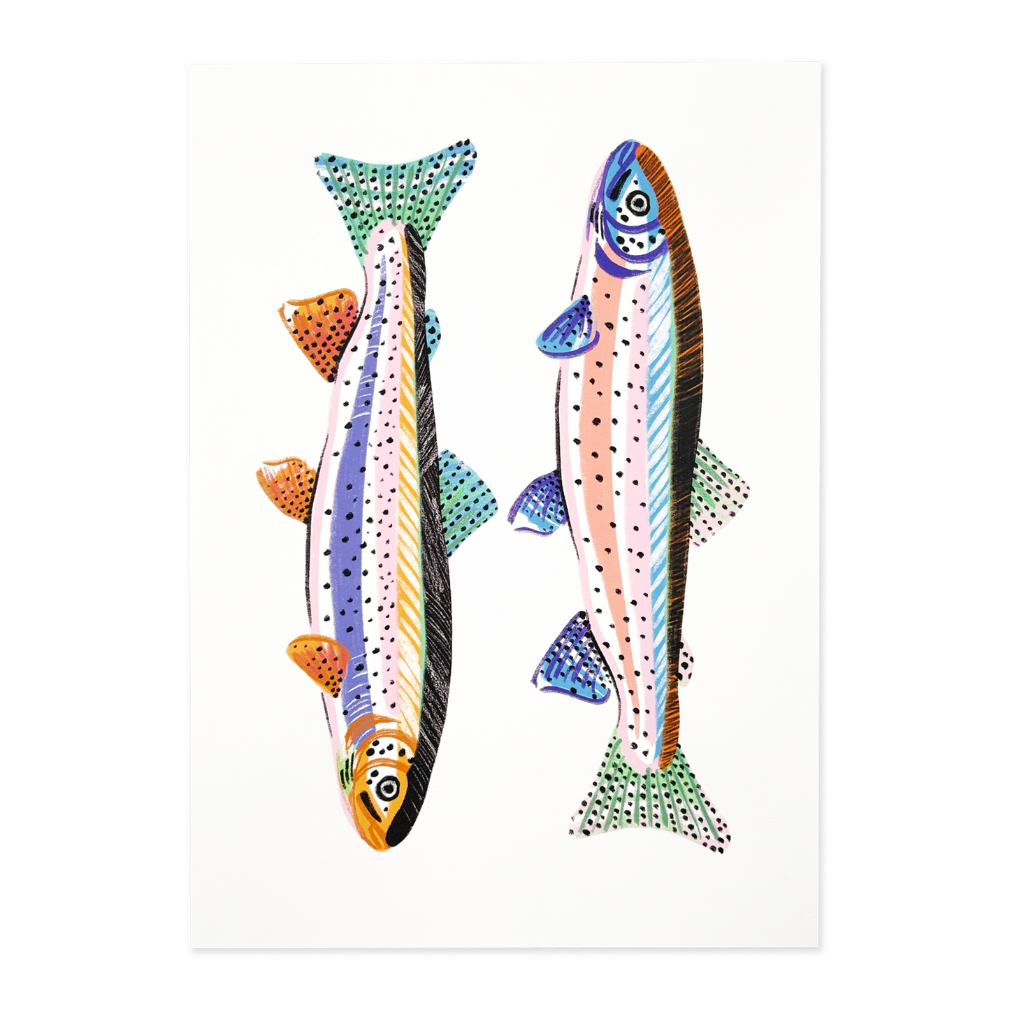 Fische Kunstdruck A3