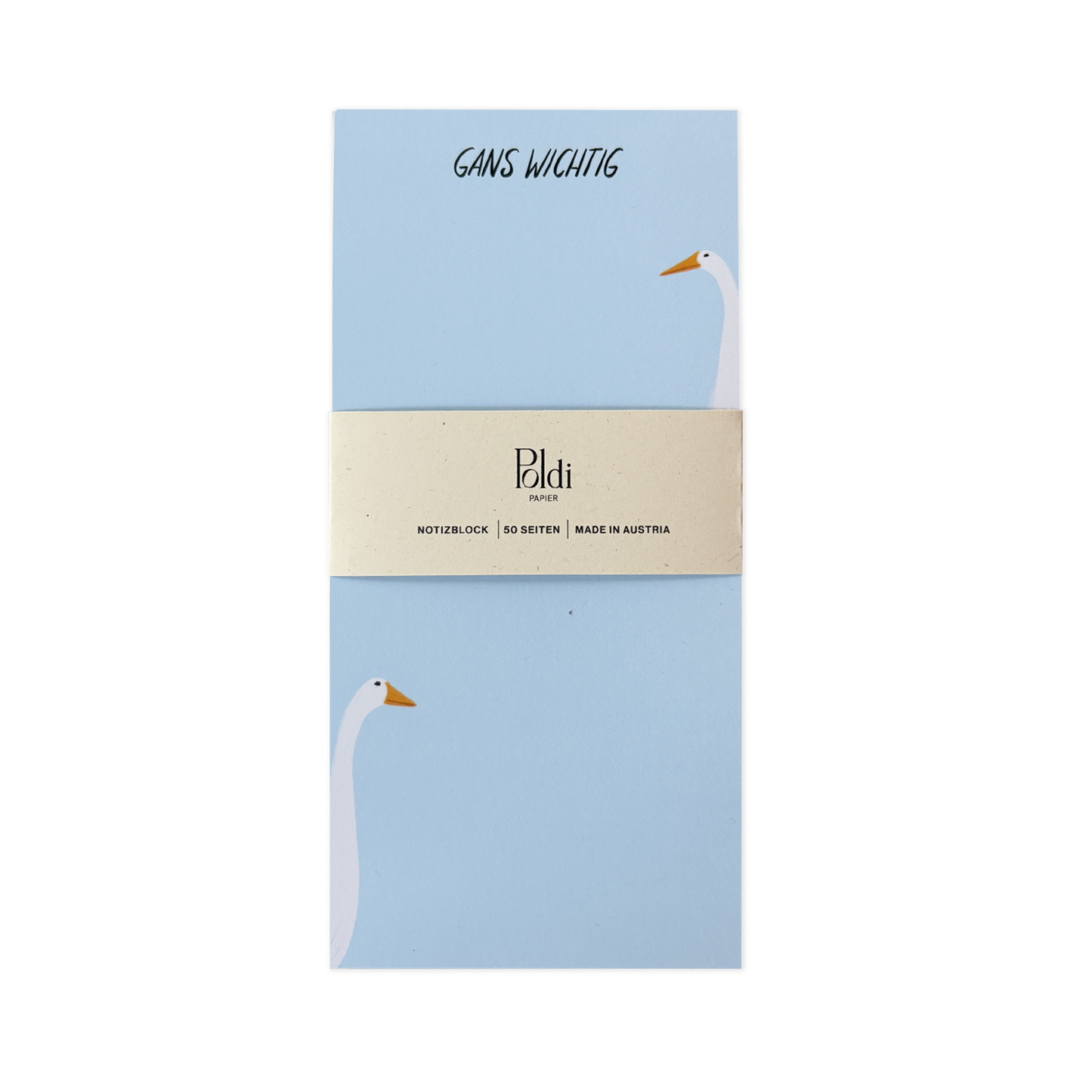 Gans Wichtig, Notizblock DL
