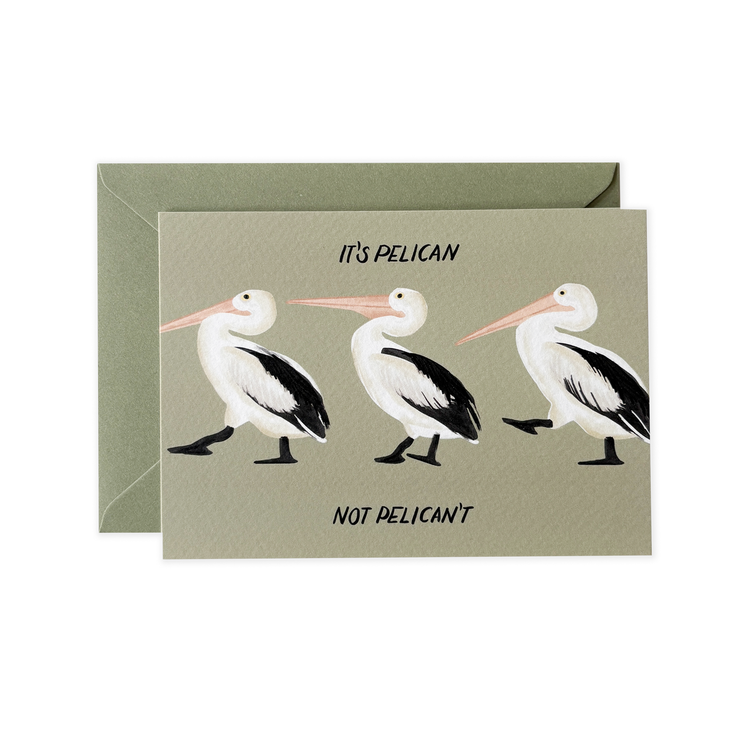 Its pelican, not pelican't