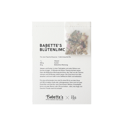 Rezeptkarte mit Gewürzmischung