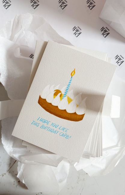 I hope you like this Birthday Carb!