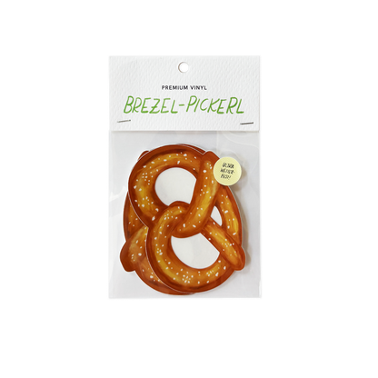 Vinyl Brezel-Pickerl