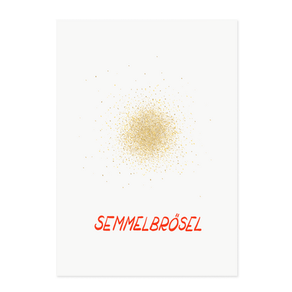 Semmelbrösel Kunstdruck A3