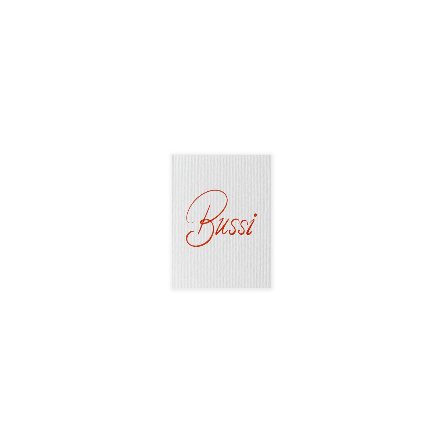 Bussi, Mini Faltkarte