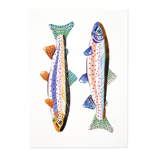 Fische Kunstdruck A3
