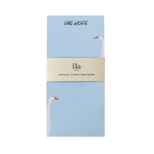 Gans Wichtig, Notizblock DL