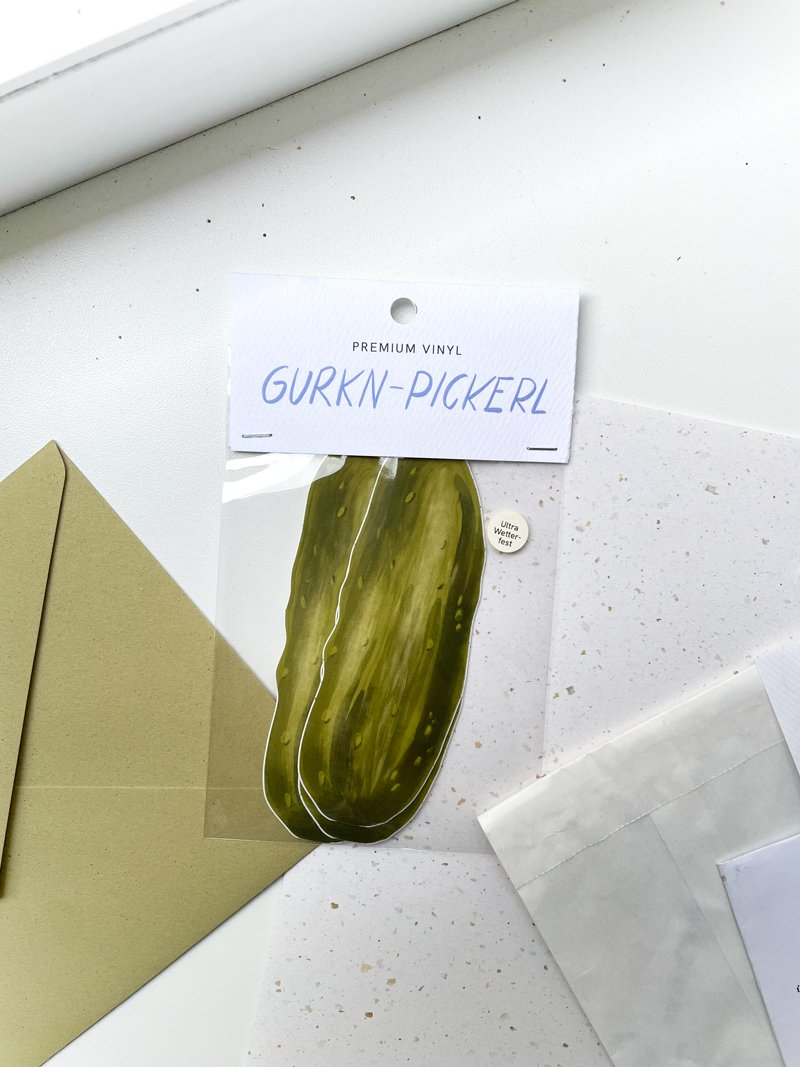Vinyl Gurkn-Pickerl