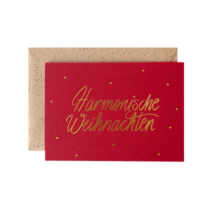 Harmonische Weihnachten, rot