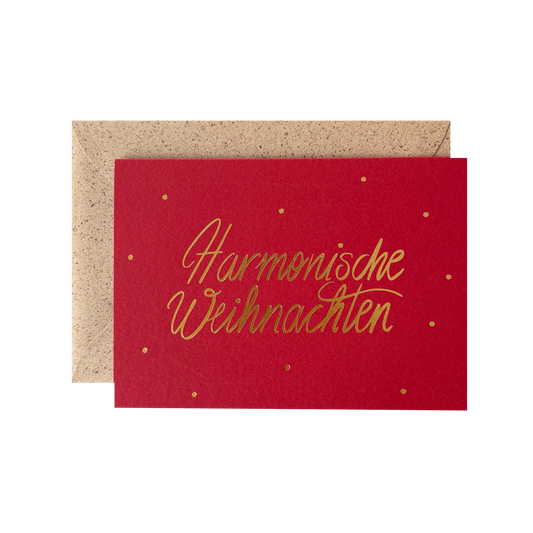 Harmonische Weihnachten, rot