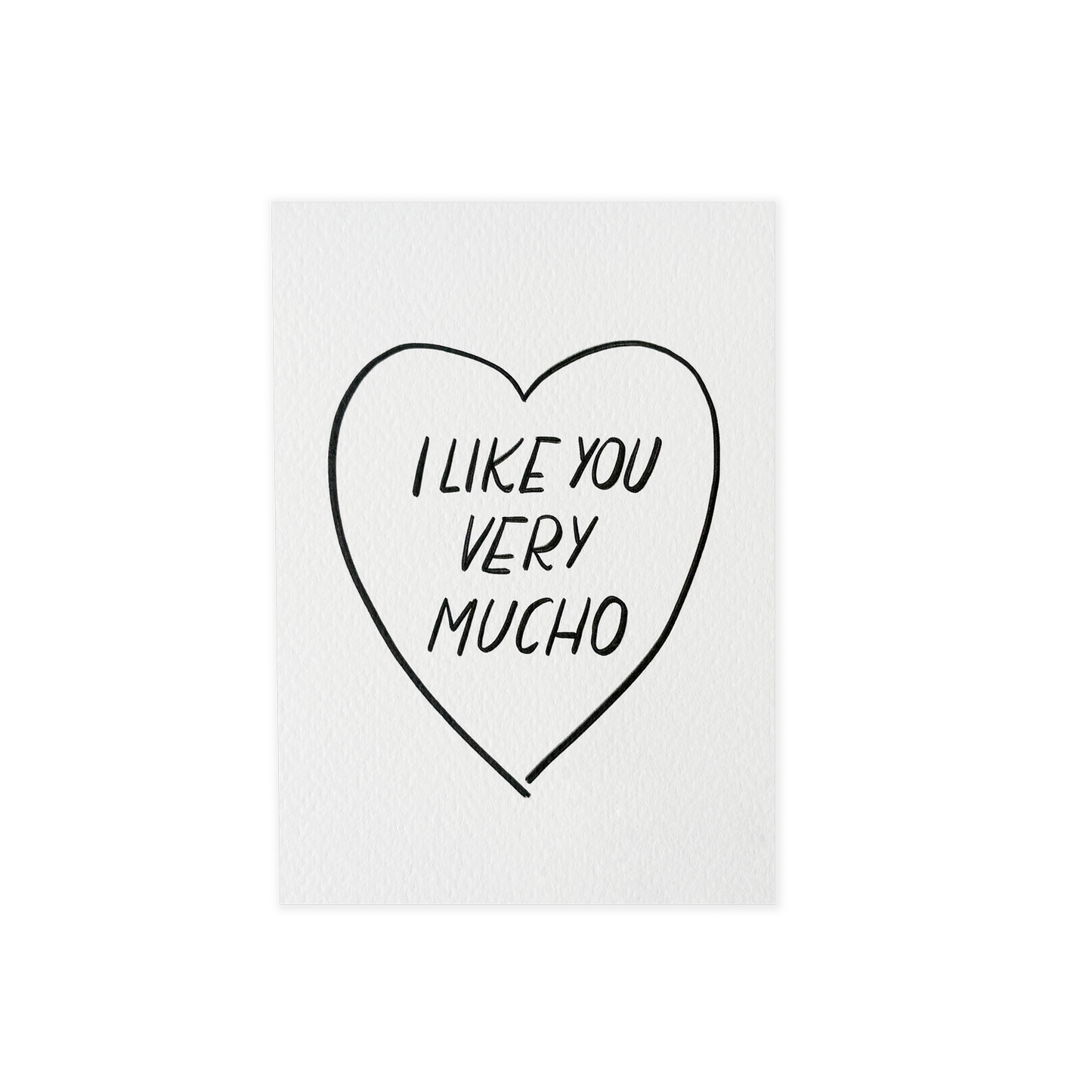 I like you very mucho, Postkarte