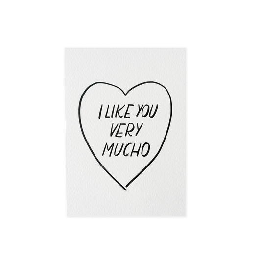 I like you very mucho, Postkarte