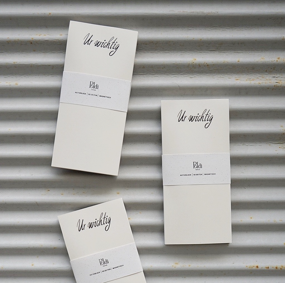 Ur Wichtig, Notizblock magnetisch