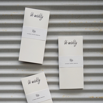 Ur Wichtig, Notizblock magnetisch