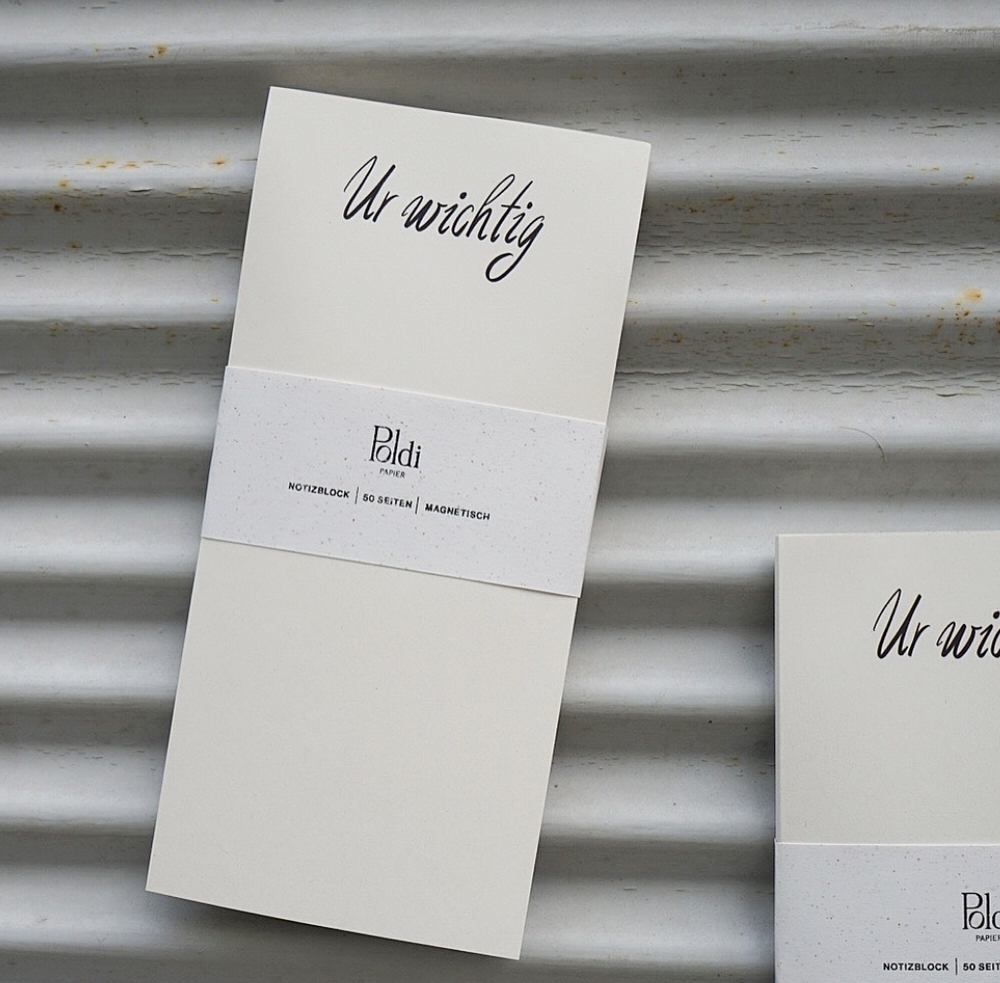 Ur Wichtig, Notizblock magnetisch