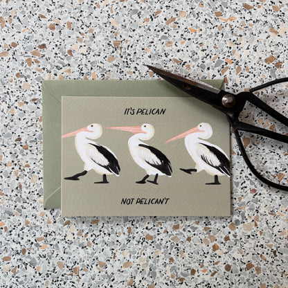 Its pelican, not pelican't