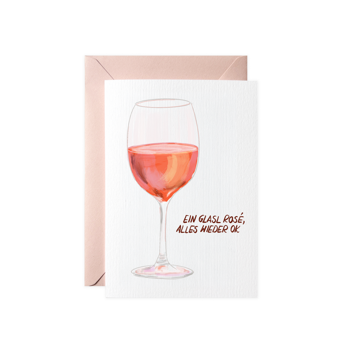 Ein Glasl Rosè, alles wieder OK