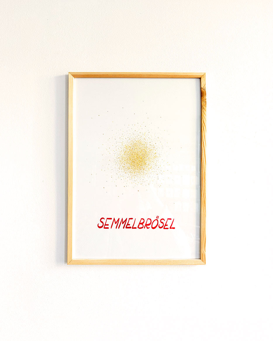 Semmelbrösel Kunstdruck A3