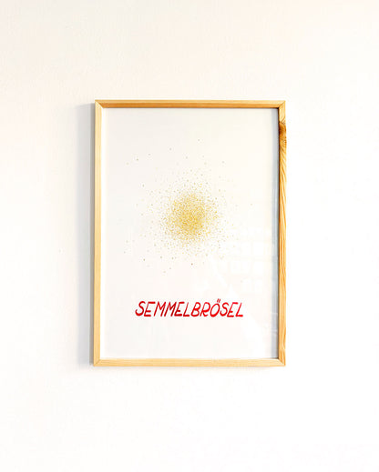 Semmelbrösel Kunstdruck A3