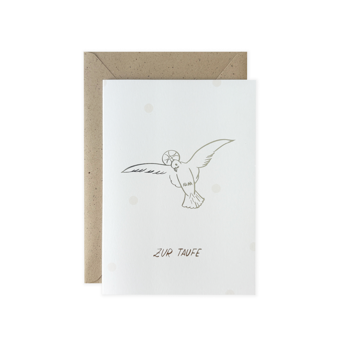 Zur Taufe, Taube