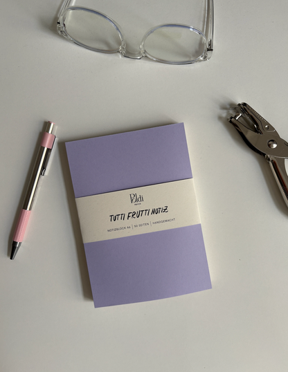 Tutti Frutti, Notizblock