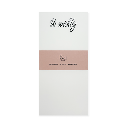 Ur Wichtig, Notizblock magnetisch