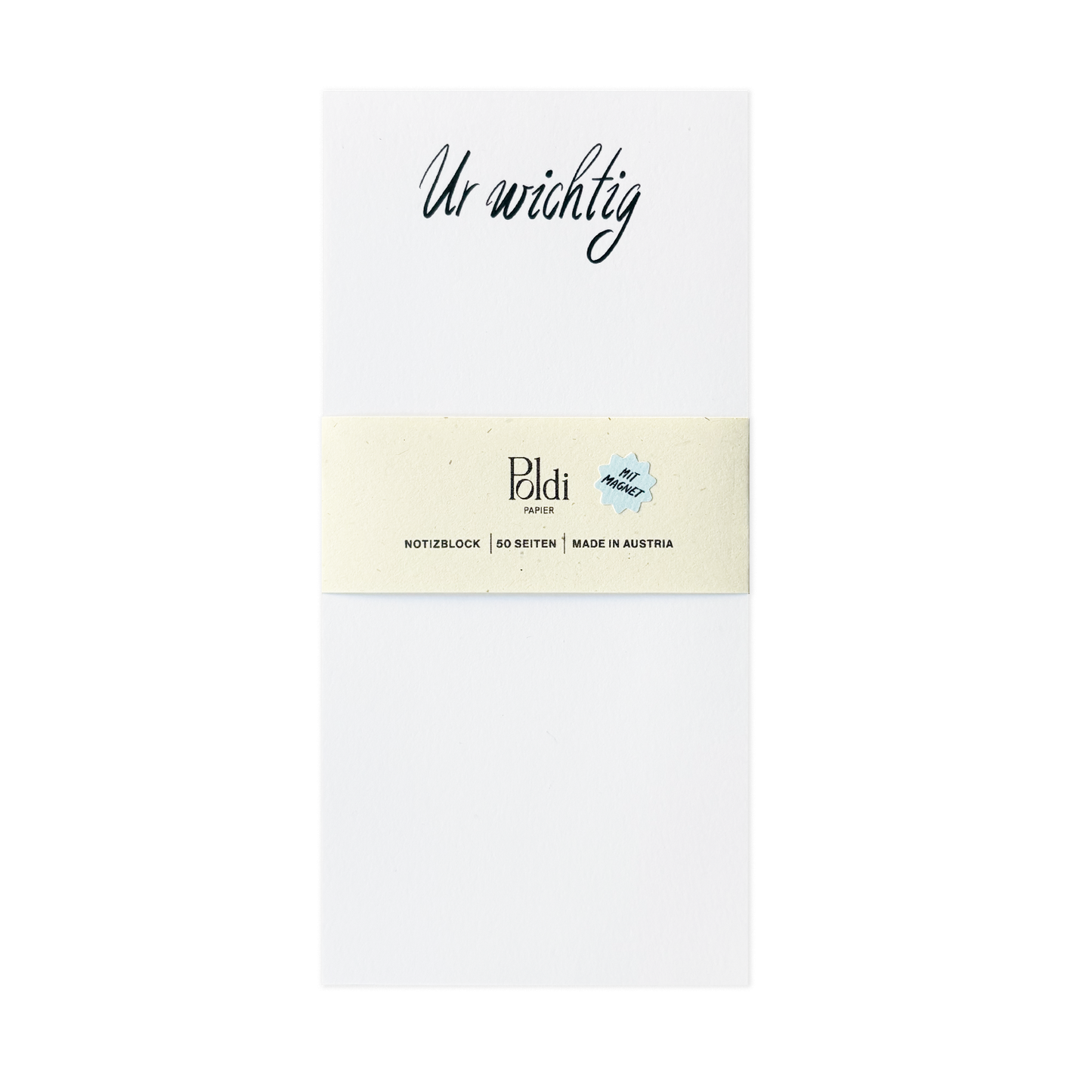 Ur Wichtig, Notizblock magnetisch