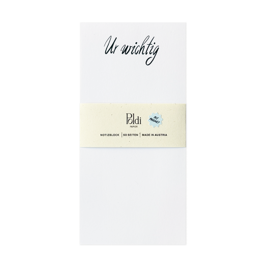 Ur Wichtig, Notizblock magnetisch