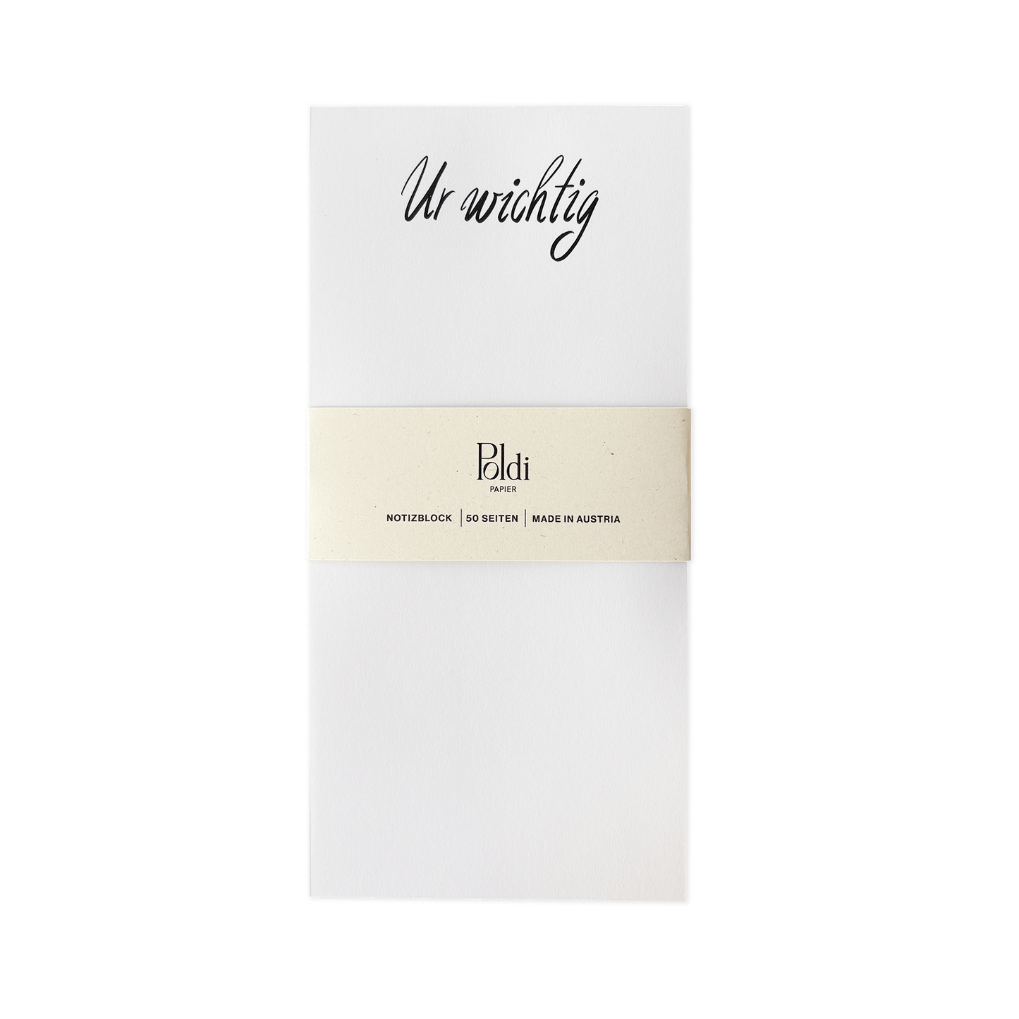 Ur Wichtig, Notizblock