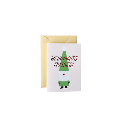 Weihnachtsbusserl, Heißfolie A7